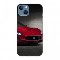 Дизайнерский силиконовый чехол для Iphone 13 Maserati