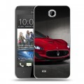 Дизайнерский пластиковый чехол для HTC Desire 300 Maserati