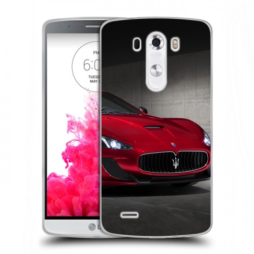 Дизайнерский пластиковый чехол для LG G3 (Dual-LTE) Maserati