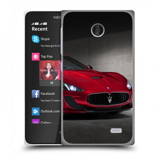 Дизайнерский пластиковый чехол для Nokia X Maserati