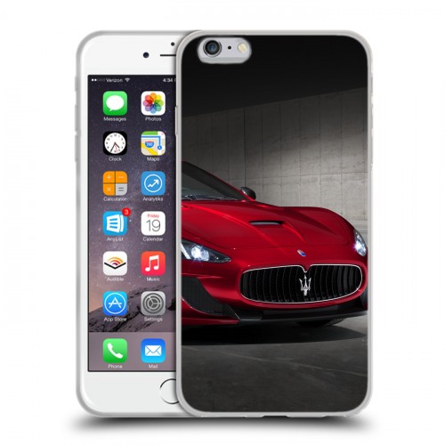 Дизайнерский силиконовый чехол для Iphone 6 Plus/6s Plus Maserati