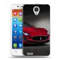 Дизайнерский пластиковый чехол для Lenovo S650 Ideaphone Maserati