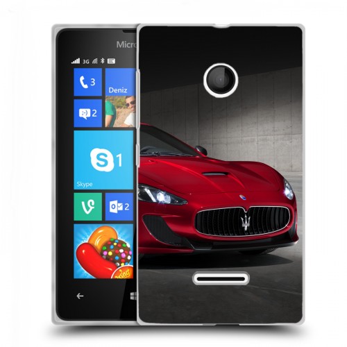 Дизайнерский пластиковый чехол для Microsoft Lumia 435 Maserati