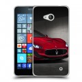 Дизайнерский пластиковый чехол для Microsoft Lumia 640 Maserati