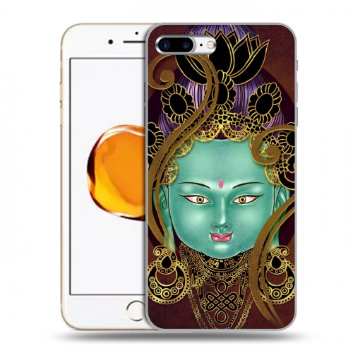 Дизайнерский силиконовый чехол для Iphone 7 Plus / 8 Plus Священный Будда