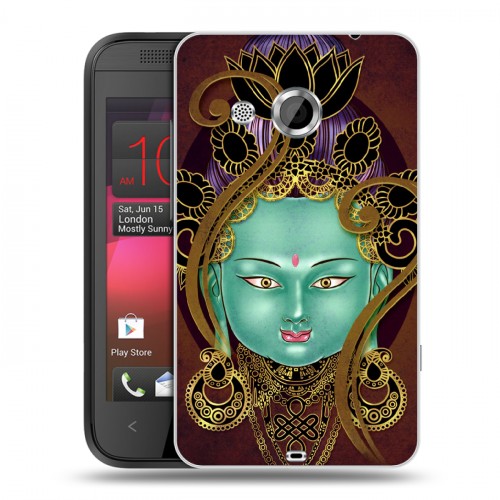 Дизайнерский пластиковый чехол для HTC Desire 200 Священный Будда