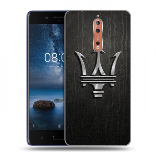 Дизайнерский пластиковый чехол для Nokia 8 Maserati