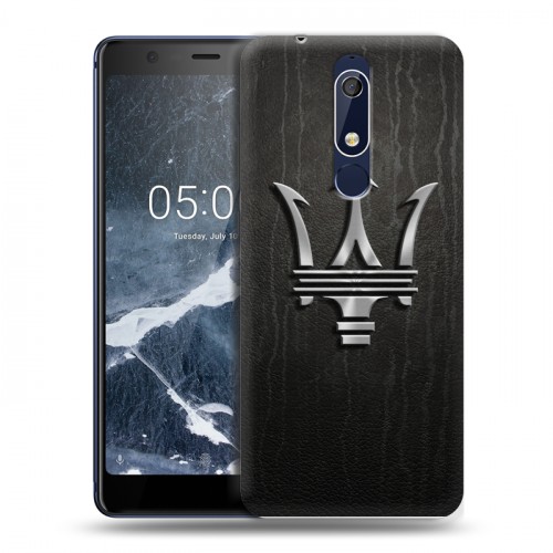 Дизайнерский пластиковый чехол для Nokia 5.1 Maserati