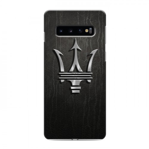 Дизайнерский силиконовый чехол для Samsung Galaxy S10 Maserati