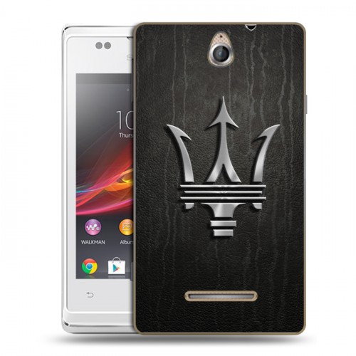 Дизайнерский пластиковый чехол для Sony Xperia E Maserati