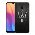 Дизайнерский силиконовый с усиленными углами чехол для Xiaomi RedMi 8A Maserati