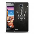 Дизайнерский пластиковый чехол для Huawei Ascend P1 Maserati