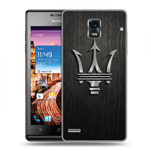 Дизайнерский пластиковый чехол для Huawei Ascend P1 Maserati