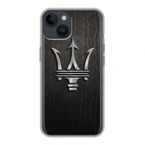 Дизайнерский пластиковый чехол для Iphone 14 Maserati