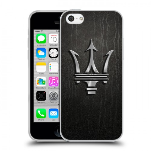 Дизайнерский пластиковый чехол для Iphone 5c Maserati