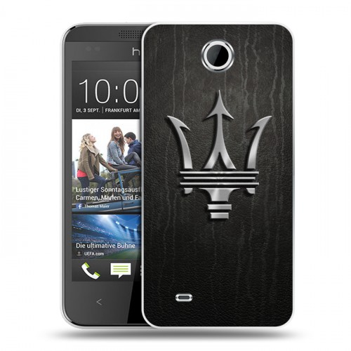 Дизайнерский пластиковый чехол для HTC Desire 300 Maserati