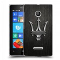 Дизайнерский пластиковый чехол для Microsoft Lumia 435 Maserati