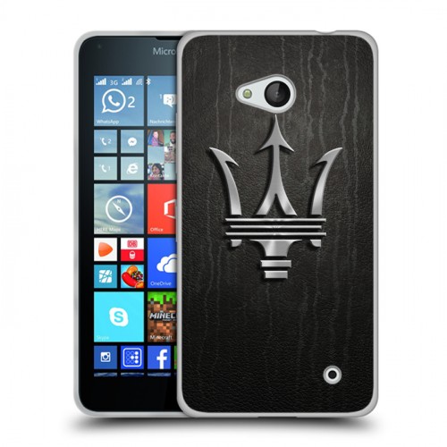 Дизайнерский пластиковый чехол для Microsoft Lumia 640 Maserati