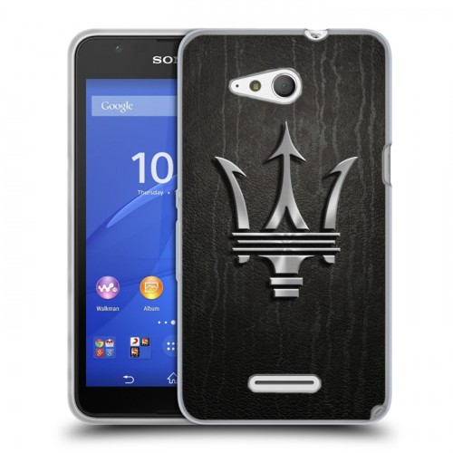 Дизайнерский пластиковый чехол для Sony Xperia E4g Maserati