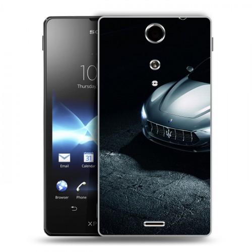 Дизайнерский пластиковый чехол для Sony Xperia TX Maserati