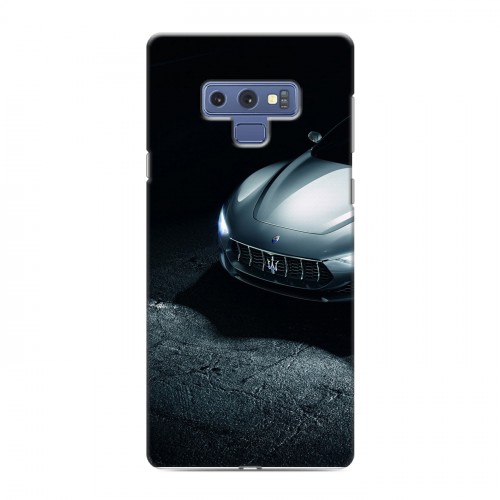 Дизайнерский силиконовый с усиленными углами чехол для Samsung Galaxy Note 9 Maserati