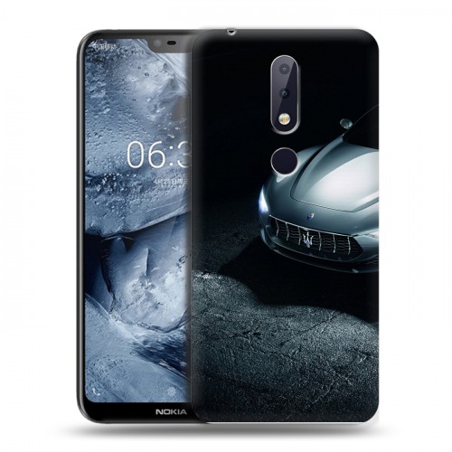 Дизайнерский пластиковый чехол для Nokia 6.1 Plus Maserati