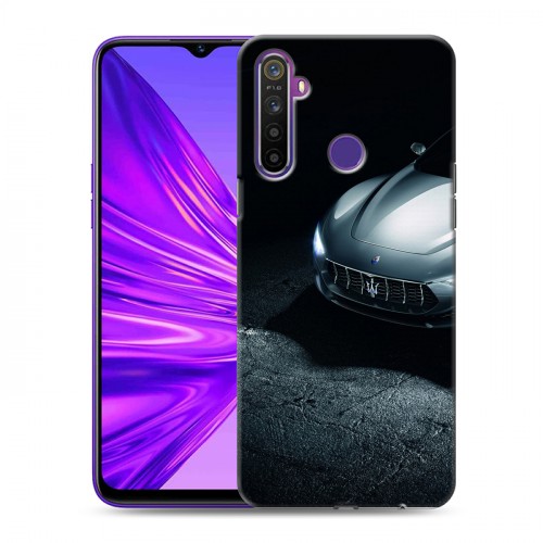 Дизайнерский силиконовый чехол для Realme 5 Maserati