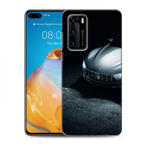 Дизайнерский пластиковый чехол для Huawei P40 Maserati