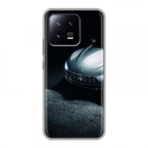 Дизайнерский силиконовый чехол для Xiaomi 13 Maserati