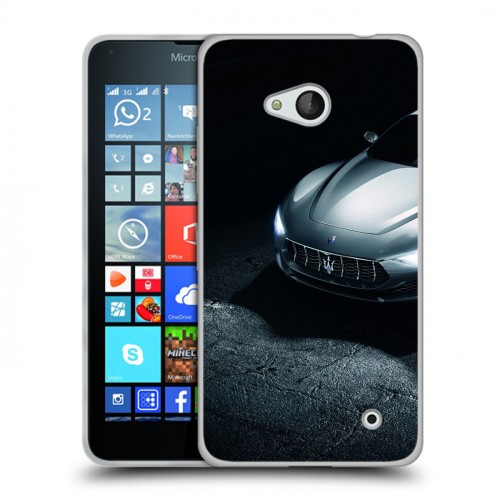 Дизайнерский пластиковый чехол для Microsoft Lumia 640 Maserati