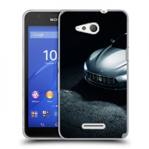 Дизайнерский пластиковый чехол для Sony Xperia E4g Maserati