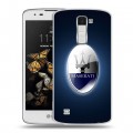 Дизайнерский пластиковый чехол для LG K8 Maserati