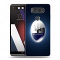 Дизайнерский пластиковый чехол для LG V20 Maserati