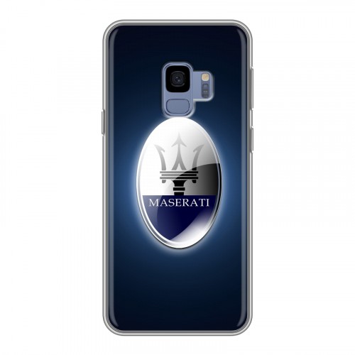 Дизайнерский пластиковый чехол для Samsung Galaxy S9 Maserati