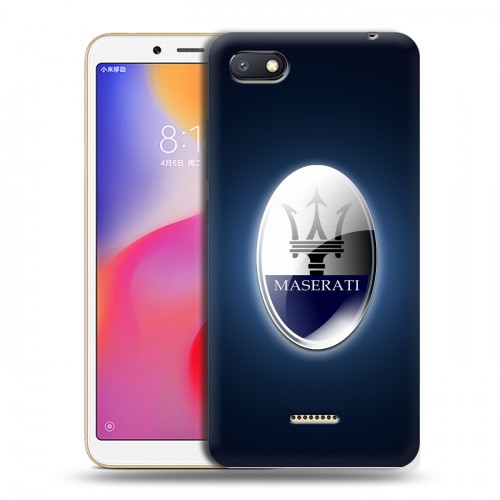 Дизайнерский пластиковый чехол для Xiaomi RedMi 6A Maserati