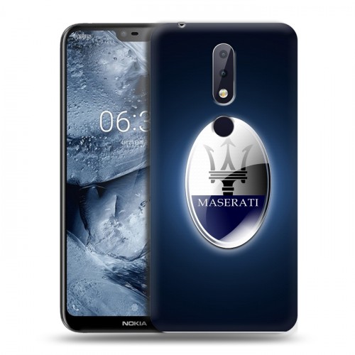 Дизайнерский пластиковый чехол для Nokia 6.1 Plus Maserati