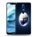 Дизайнерский пластиковый чехол для Nokia 5.1 Plus Maserati