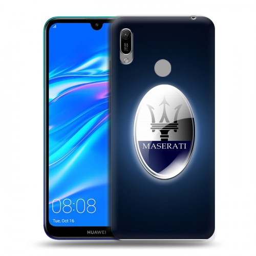 Дизайнерский пластиковый чехол для Huawei Y6 (2019) Maserati