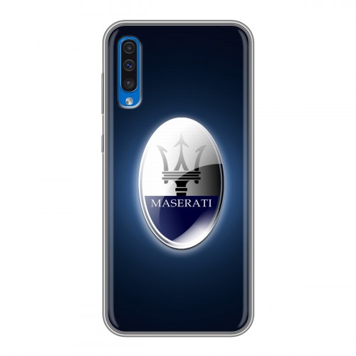 Дизайнерский силиконовый чехол для Samsung Galaxy A50 Maserati