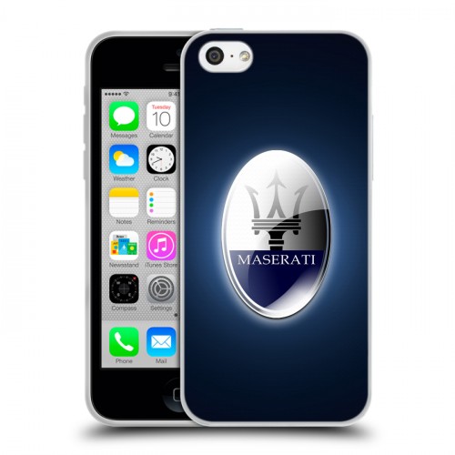 Дизайнерский пластиковый чехол для Iphone 5c Maserati