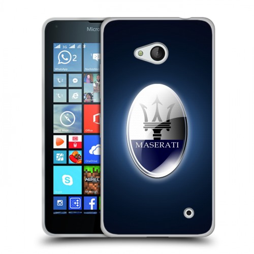 Дизайнерский пластиковый чехол для Microsoft Lumia 640 Maserati