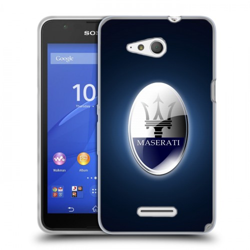 Дизайнерский пластиковый чехол для Sony Xperia E4g Maserati