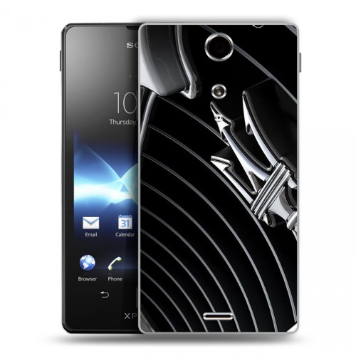 Дизайнерский пластиковый чехол для Sony Xperia TX Maserati