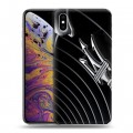 Дизайнерский силиконовый чехол для Iphone Xs Max Maserati