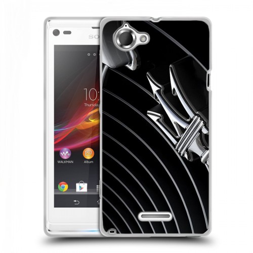 Дизайнерский пластиковый чехол для Sony Xperia L Maserati