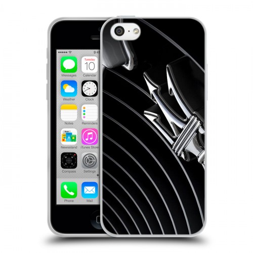 Дизайнерский пластиковый чехол для Iphone 5c Maserati