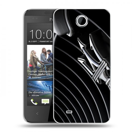 Дизайнерский пластиковый чехол для HTC Desire 300 Maserati