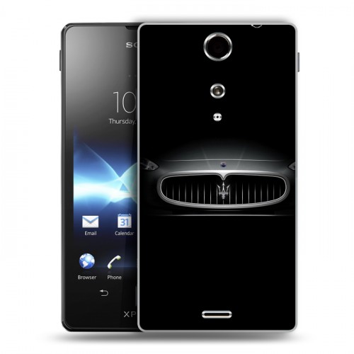 Дизайнерский пластиковый чехол для Sony Xperia TX Maserati