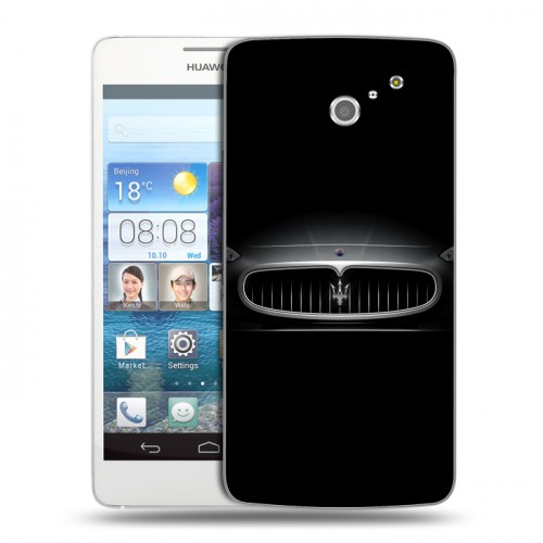 Дизайнерский пластиковый чехол для Huawei Ascend D2 Maserati