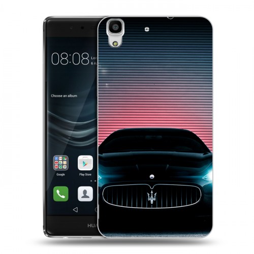 Дизайнерский пластиковый чехол для Huawei Y6II Maserati